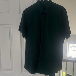 Armani Exchange Men's Dark Green Shirt